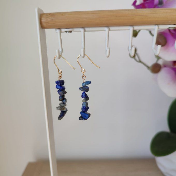 Boucles d'oreille Lapis Lazuli