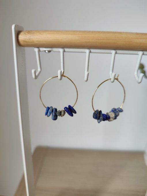 Boucles d'oreille Lapis Lazuli